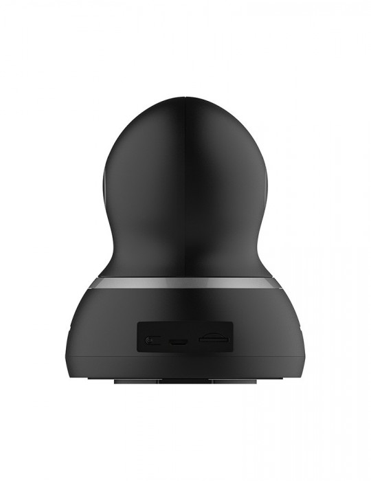 [H20] YI Dome Surveillance Camera Black 1080p Internal IP Wifi Camera Compatible with Alexa, 360 ° Coverage in FHD