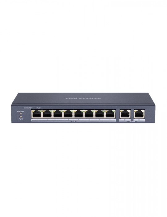 [DS-3E0310P-E/M] HIKVISION Hiwatch 8 Port Fast Ethernet Unmanaged POE Switch RJ45 10/100Mbps