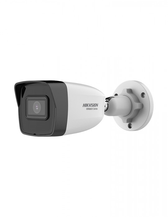 [HWI-B140HA] HIKVISION Bullet Cámara IP Compacta HiWatch 4MP IR30m 2.8mm/4mm H265+ POE Lente fija Gran Angular