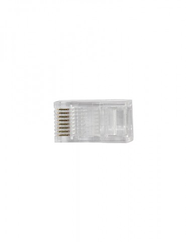 CONECTOR RJ45 MACHO CAT6 CON GUIA PK100